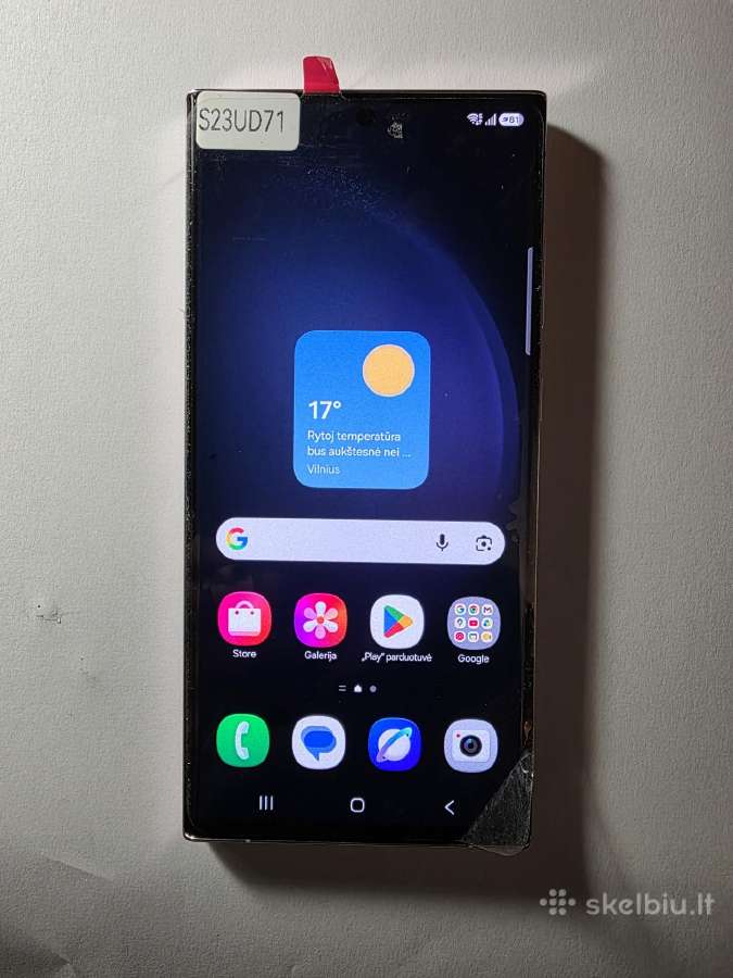 Samsung galaxy S23 Ultra 256 GB 8 GB kaip naujas