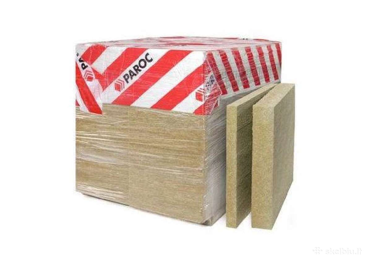 Akmens vata Paroc Ros 50 plokštiems stogams
