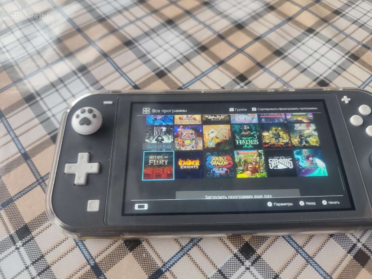 Atristas Nintendo Switch lite + 512gb kortele - nuotraukos Nr. 3