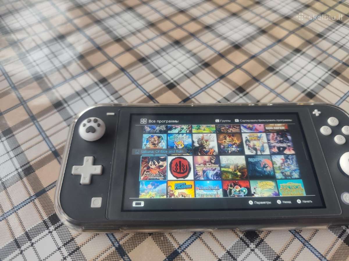 Atristas Nintendo Switch lite + 512gb kortele - nuotraukos Nr. 5