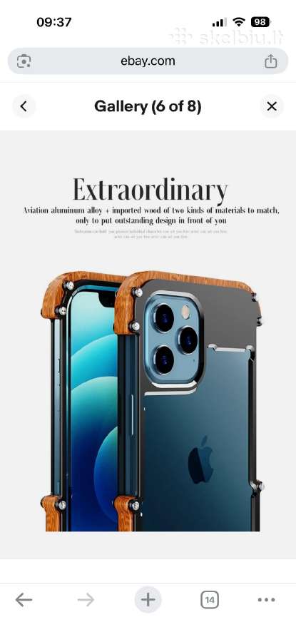 iPhone 14pro dėklas