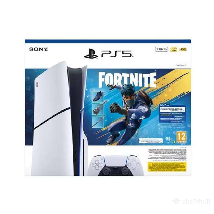 Nauja Playstation 5 Slim Disc Ps Pultelis Fortnite