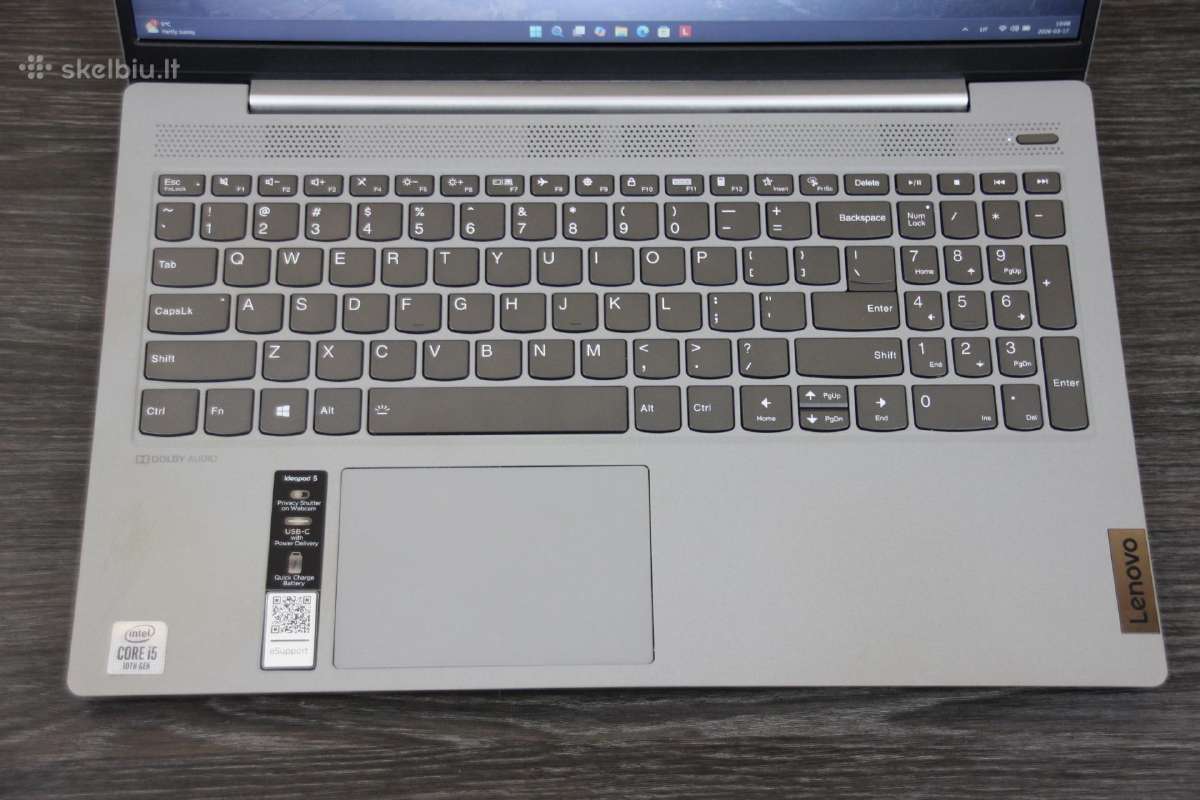 Lenovo Ideapad 5 i5-10gen fhd Us sviec klaviatura - nuotraukos Nr. 2