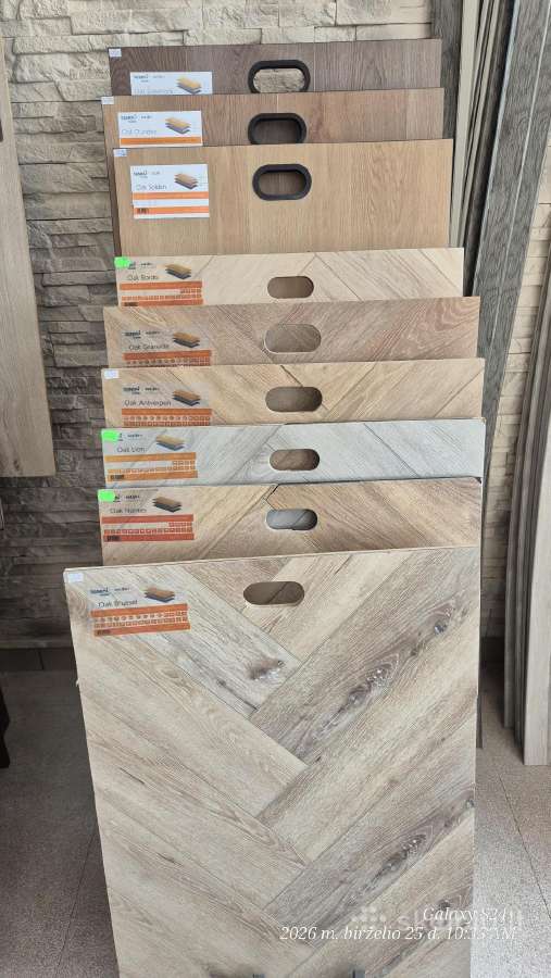 Laminatas, Viniline ir sienines dangos, paklotai - nuotraukos Nr. 33