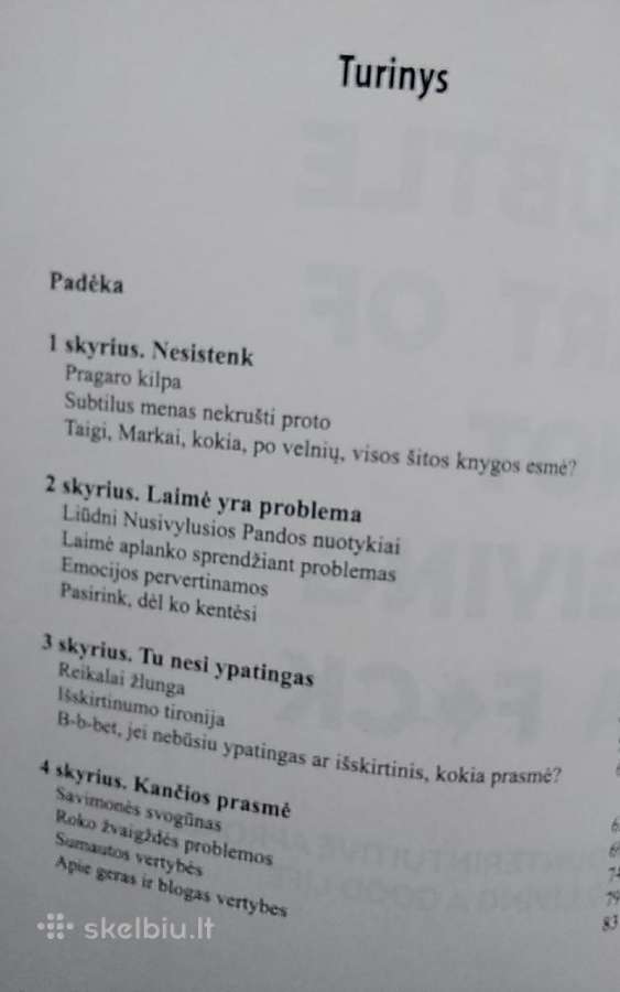 Subtilus menas nekrušti sau (ir kitiems) proto - nuotraukos Nr. 3