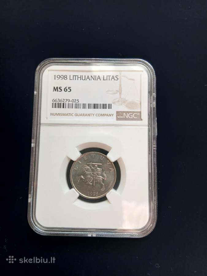 Lietuva 1998 litas Ms65