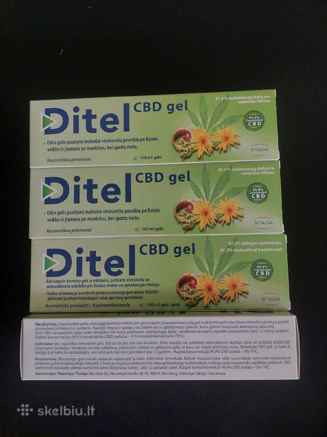 Ditel cbd gelis 100ml