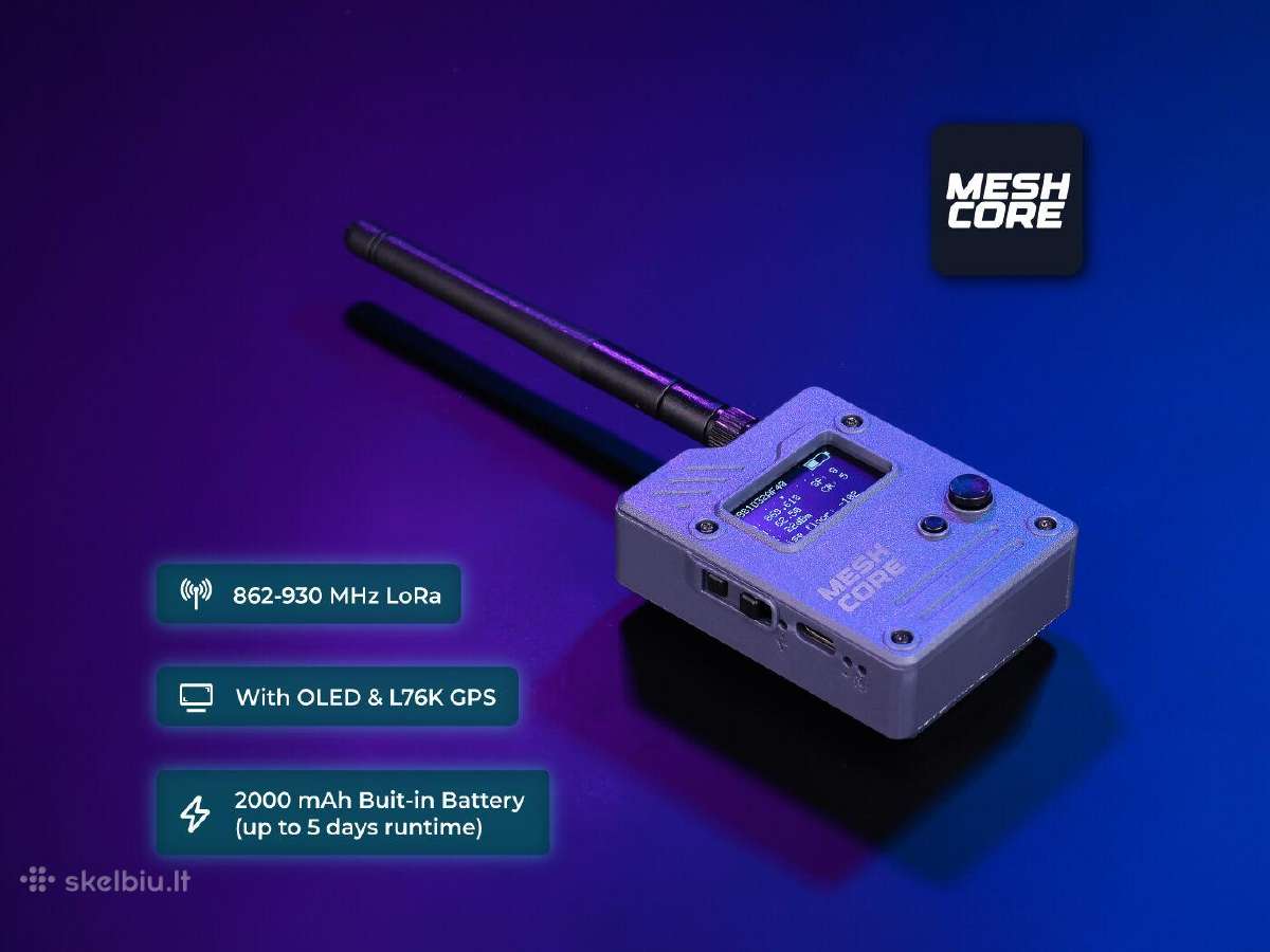 Seeedstudio Solar ir Wio tracker Lora Meshcore - nuotraukos Nr. 3
