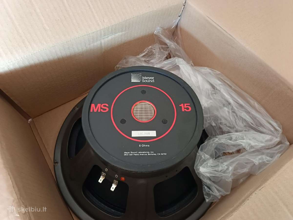 15" coliu garsekalbiai Meyer sound ms 15