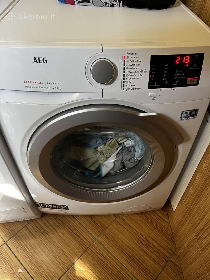 Skalbimo mašina Aeg