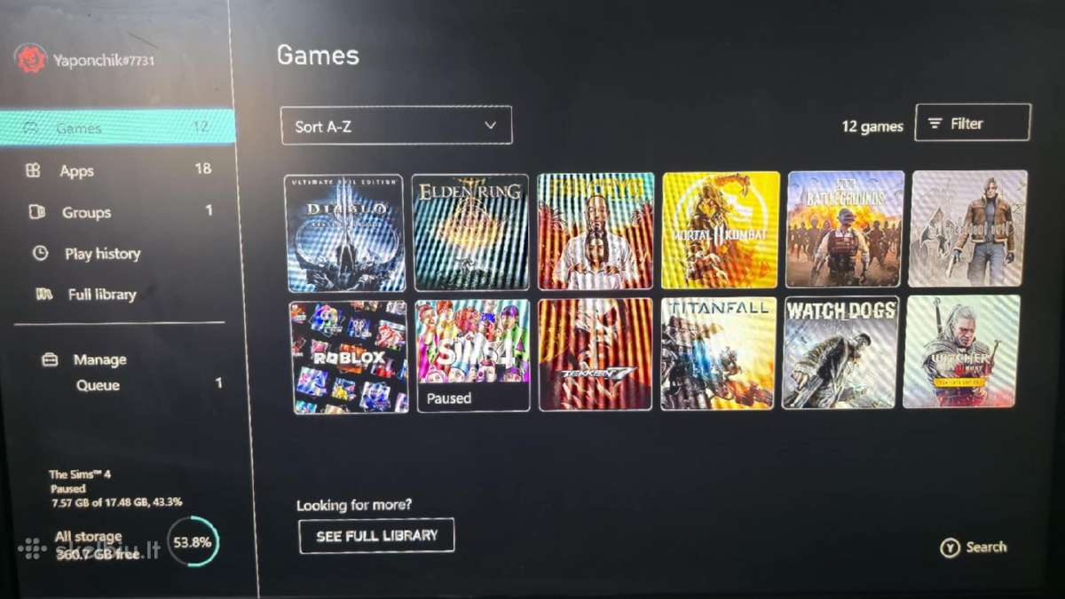 Xbox one x 1tb - nuotraukos Nr. 3