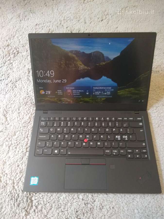 X1 Carbon i5-8265u/16/256 - nuotraukos Nr. 6