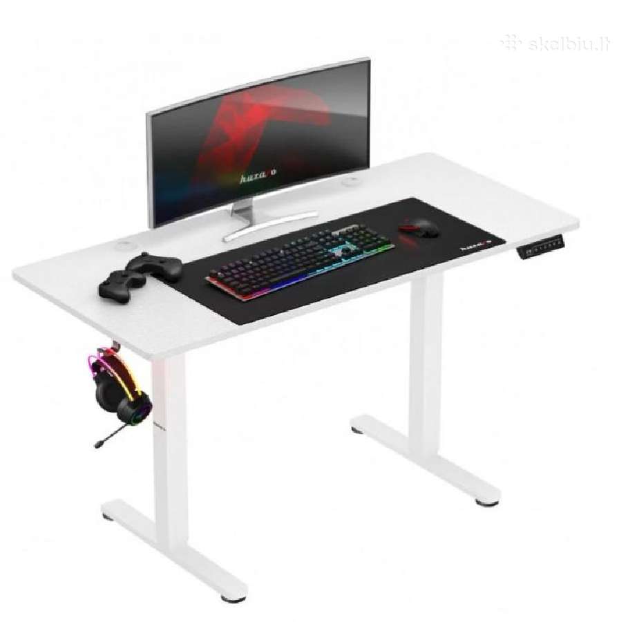 Huzaro Hero 8.2 žaidimų stalas baltas