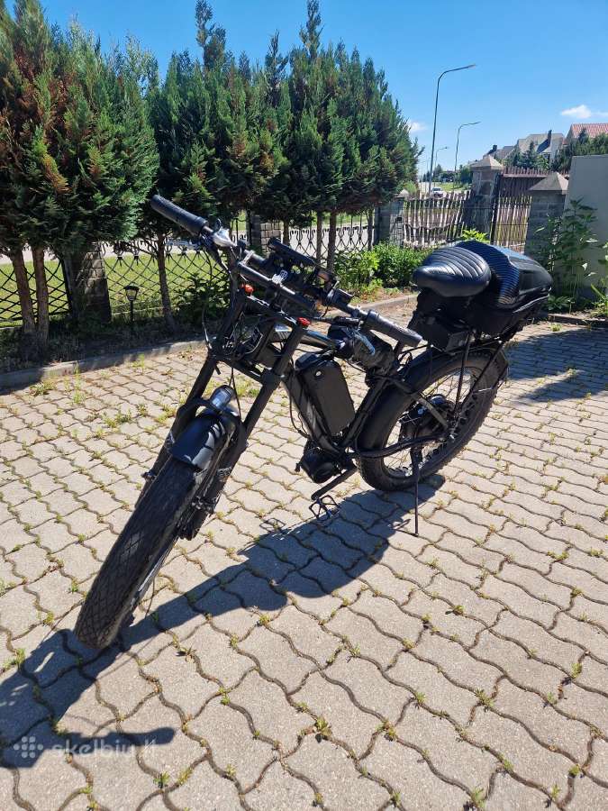 Naudotas elektrinis dviratis fat bike - nuotraukos Nr. 2