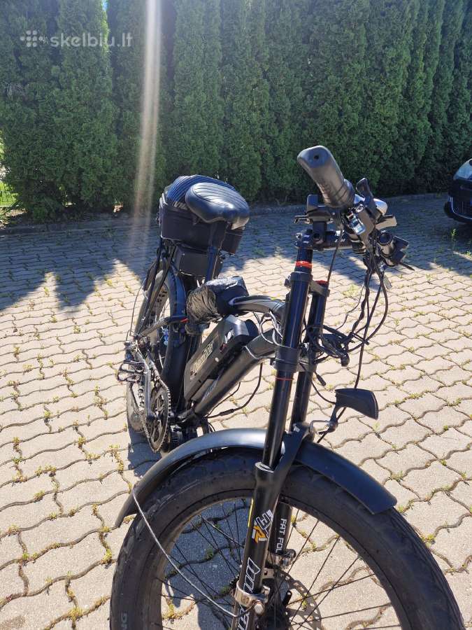 Naudotas elektrinis dviratis fat bike - nuotraukos Nr. 3