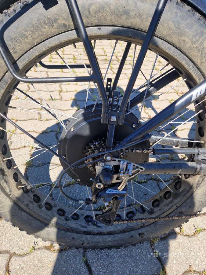 Naudotas elektrinis dviratis fat bike - nuotraukos Nr. 8