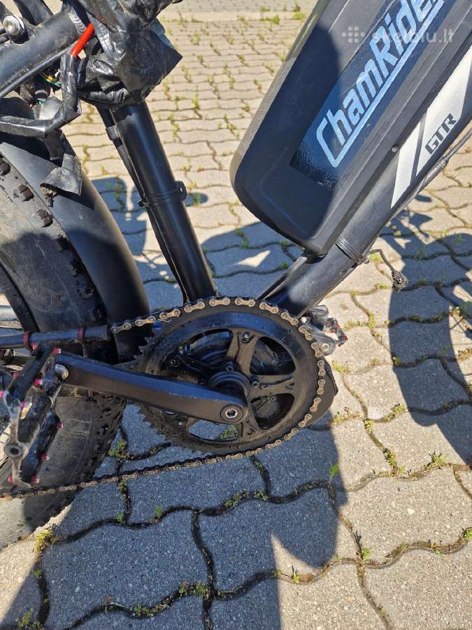 Naudotas elektrinis dviratis fat bike - nuotraukos Nr. 9