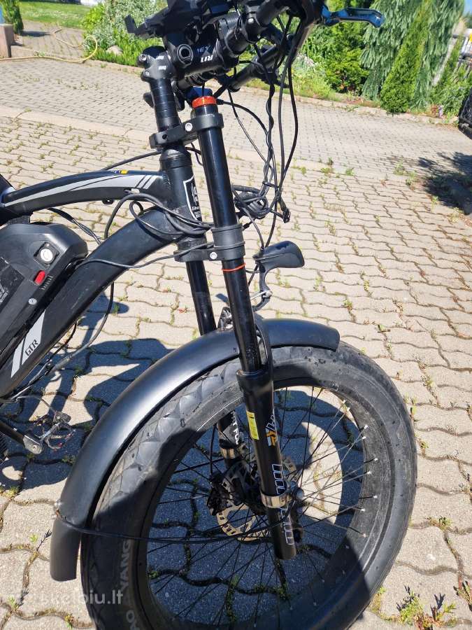 Naudotas elektrinis dviratis fat bike - nuotraukos Nr. 10