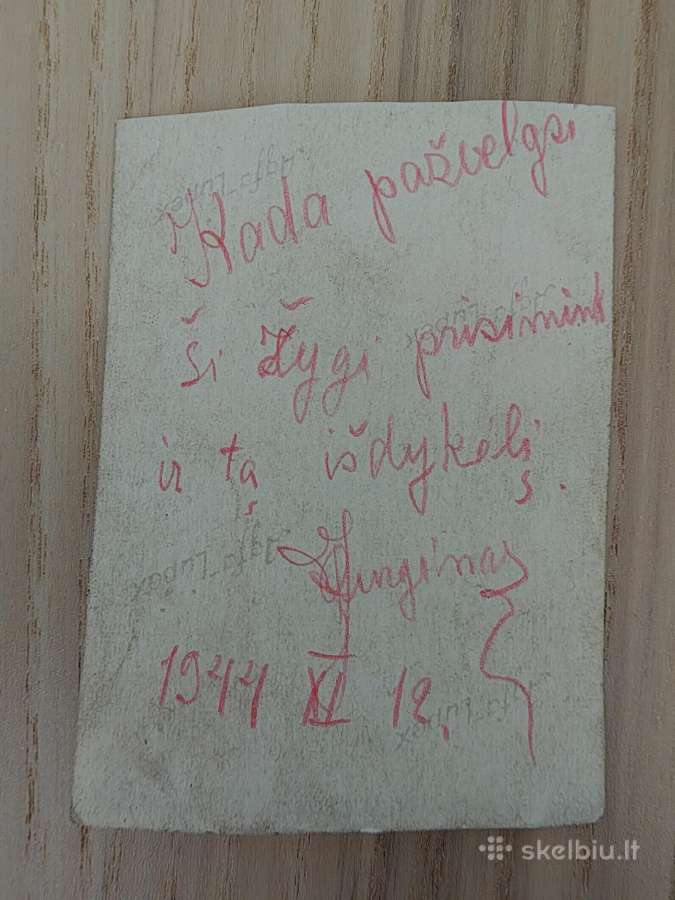 Nuotrauka. Pavojingas žygis per Akmenos upę. 1944 - nuotraukos Nr. 2