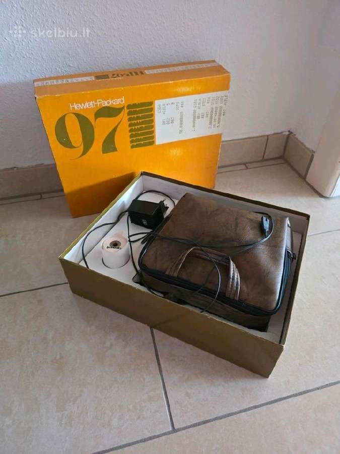 Hewlett Packard Hp 97 skaičiuoklė