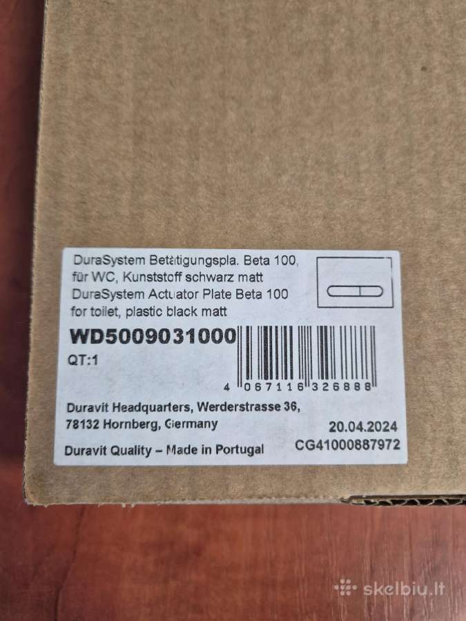 Naujas WC nuleidimo mygtukas Duravit Beta 100 - nuotraukos Nr. 2