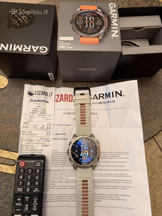 Fenix 8 51mm, Amoled, Sapphire, Titanium
