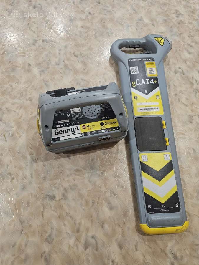 Kabeliu ieškiklis Radiodetection gcat+ su Genny 4