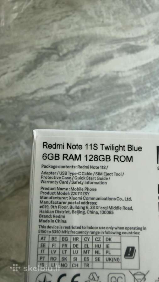 Xiaomi Redmi Note 11s - nuotraukos Nr. 2
