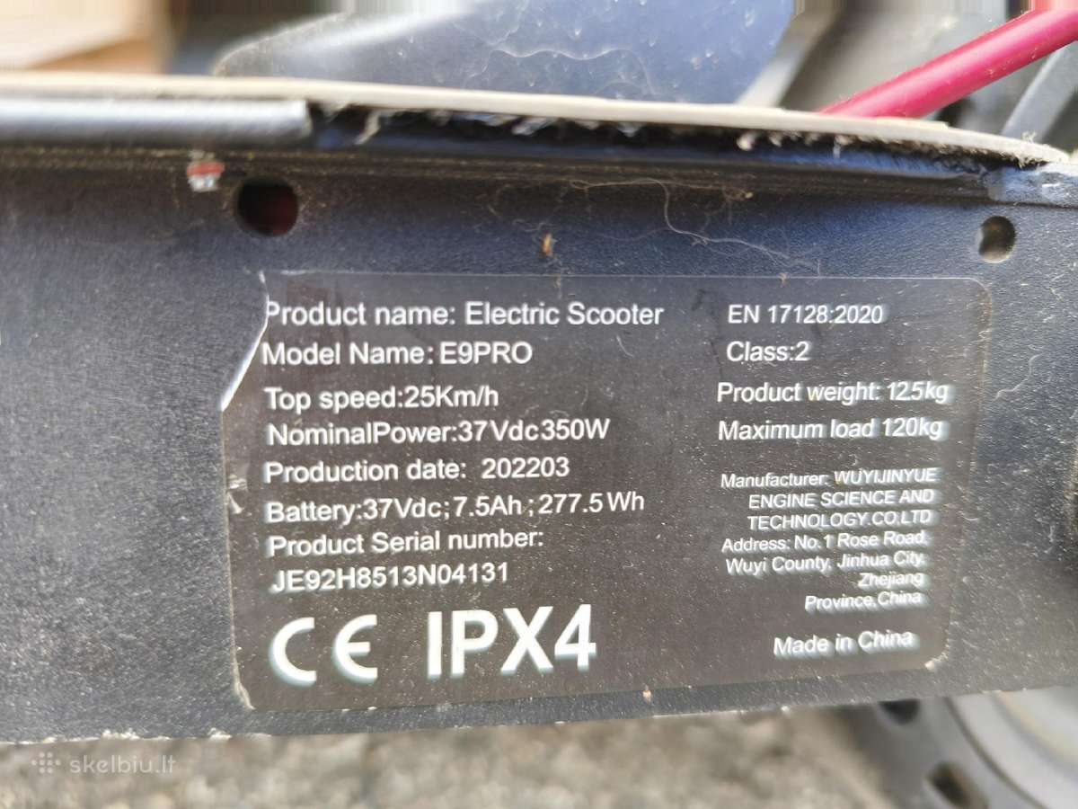 Elektrinis paspirtukas Sencor scooter one 2020 - nuotraukos Nr. 5