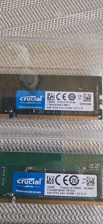 RAM operatyvioji atmintis Crucial Ddr4 - nuotraukos Nr. 2