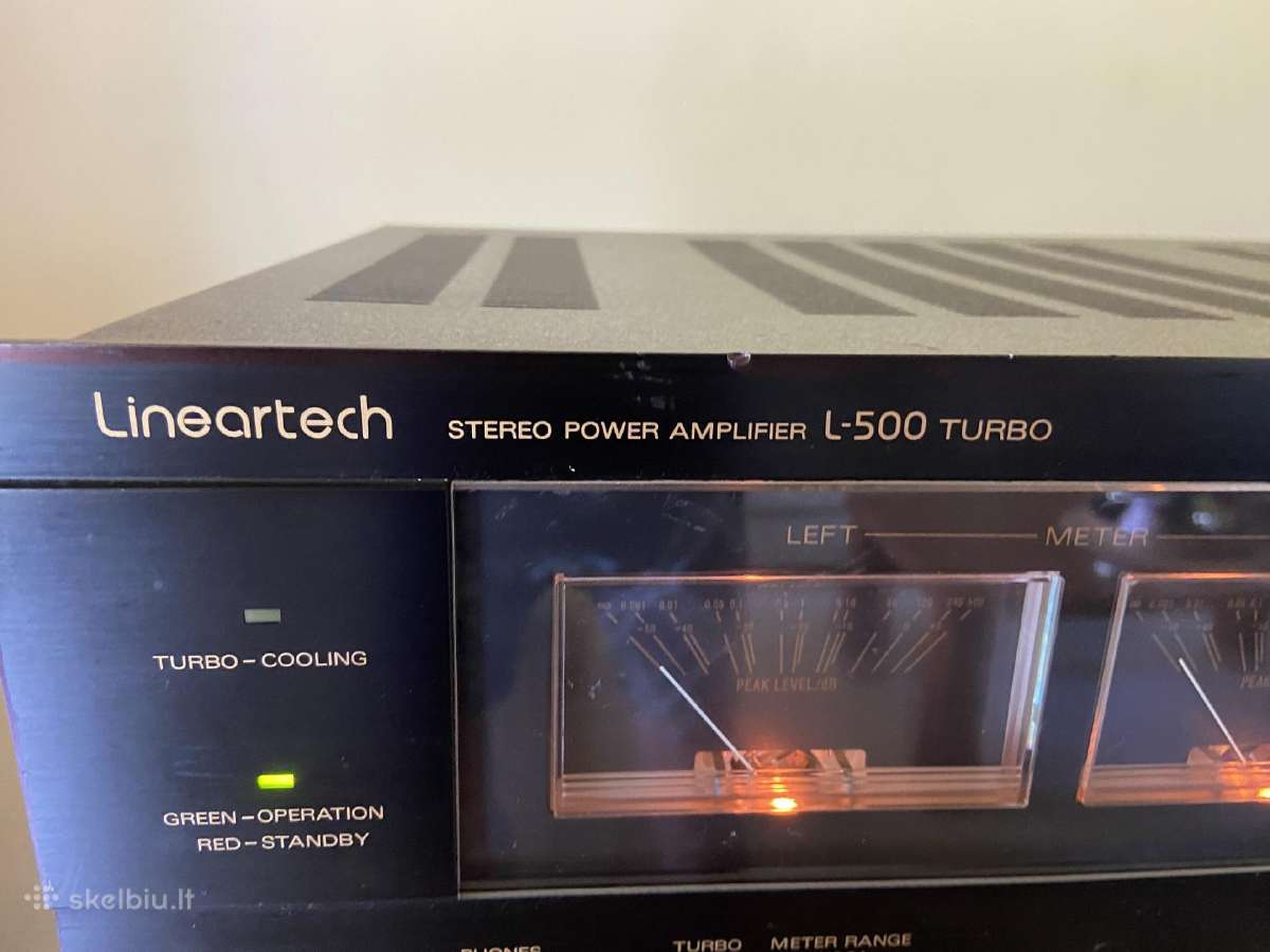 Galios stiprintuvas Lineartech L-500 Turbo - nuotraukos Nr. 2