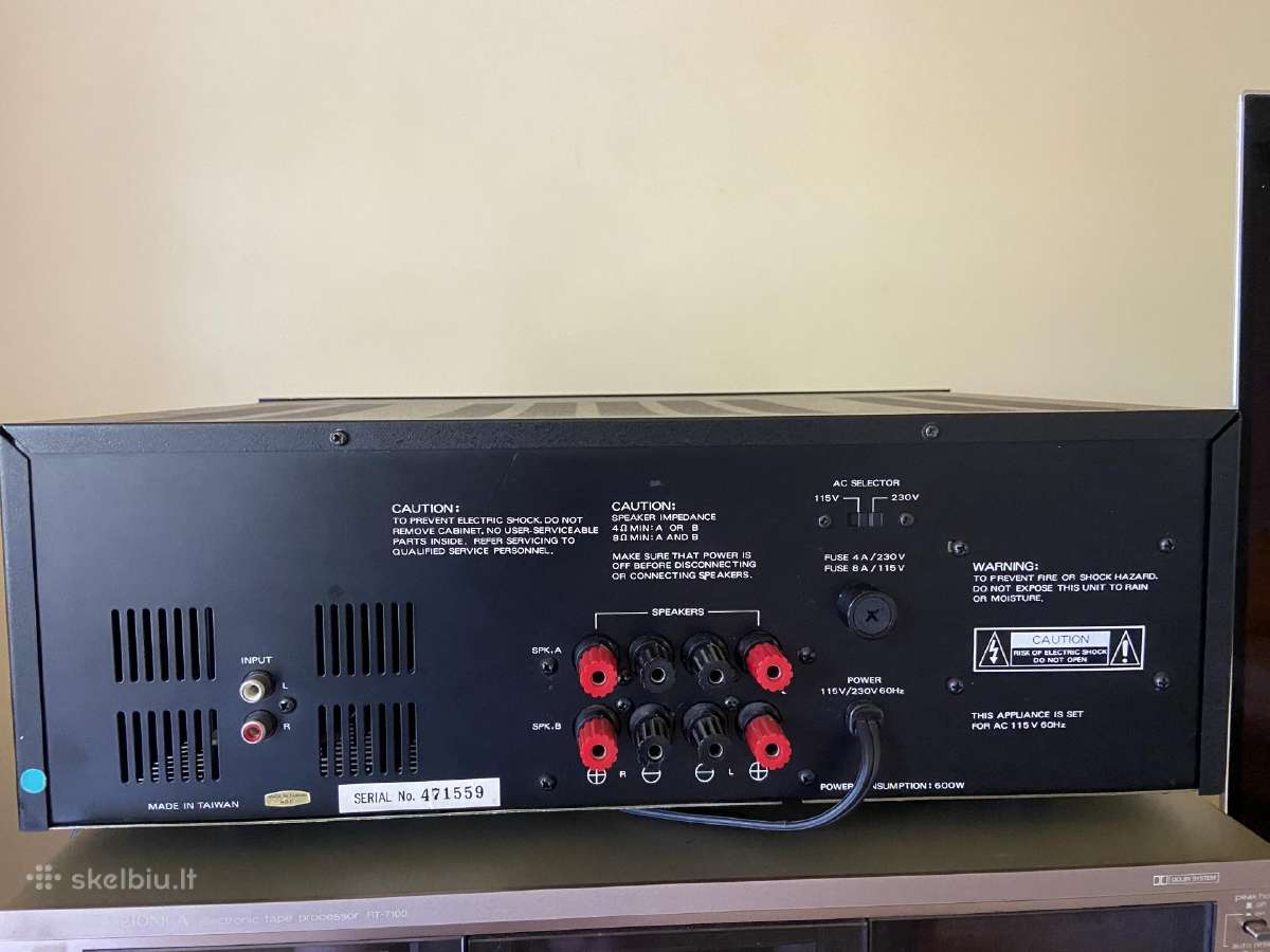 Galios stiprintuvas Lineartech L-500 Turbo - nuotraukos Nr. 3