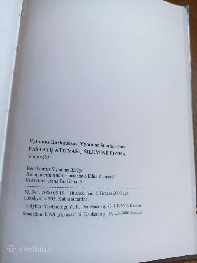 Pastatų Atitvarų Šiluminė Fizika - nuotraukos Nr. 5