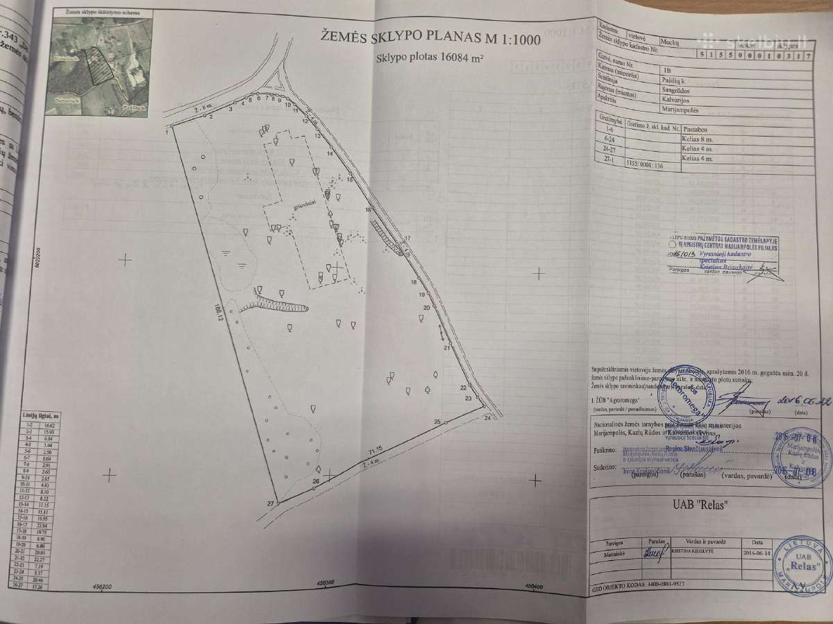 Namų valda 0,4 ha ir 5,38 ha žemės ūkio paskirtis