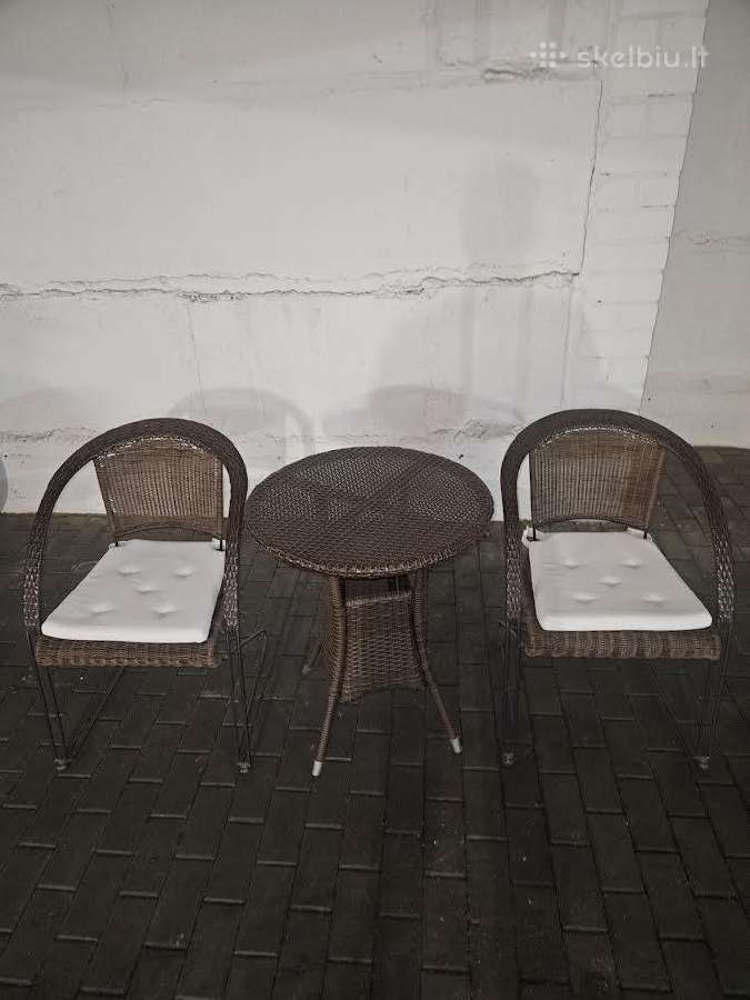 Lauko baldų komplektas Ratanas