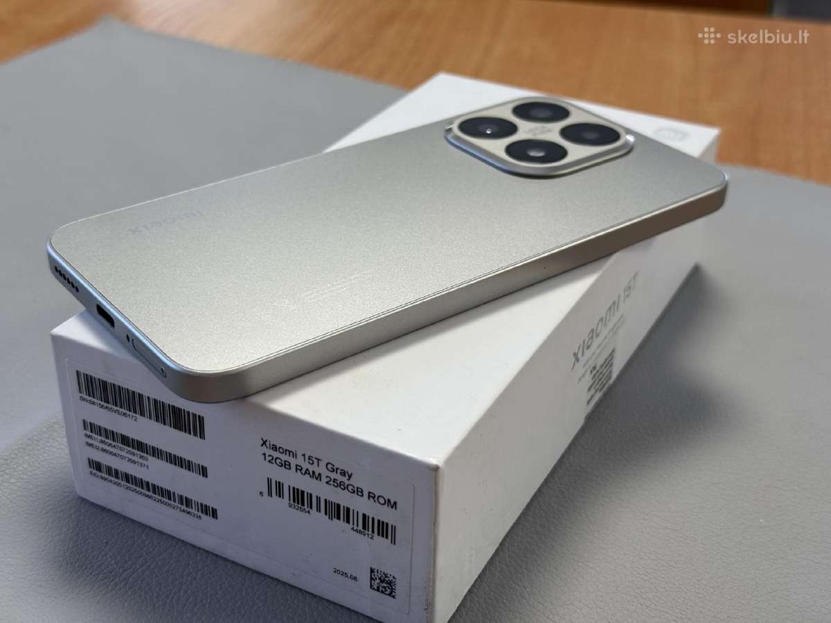 Xiaomi 15t labai geros būklės su 12gb RAM