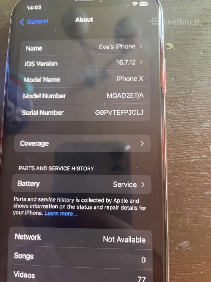 Apple iPhone X 64gb - nuotraukos Nr. 5