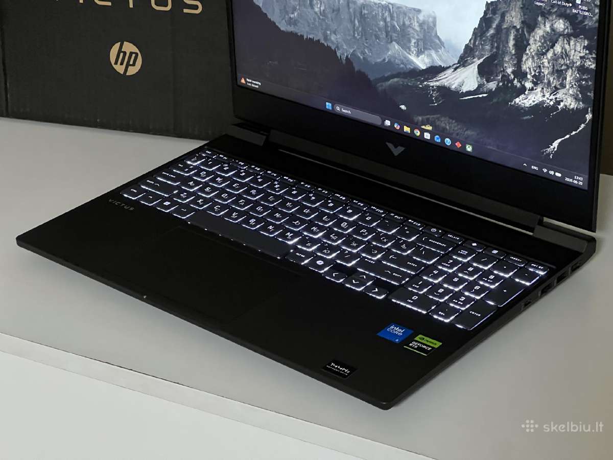 Parduodamas Hp Victus su Rtx 5060, Core 5, 144hz. - nuotraukos Nr. 4