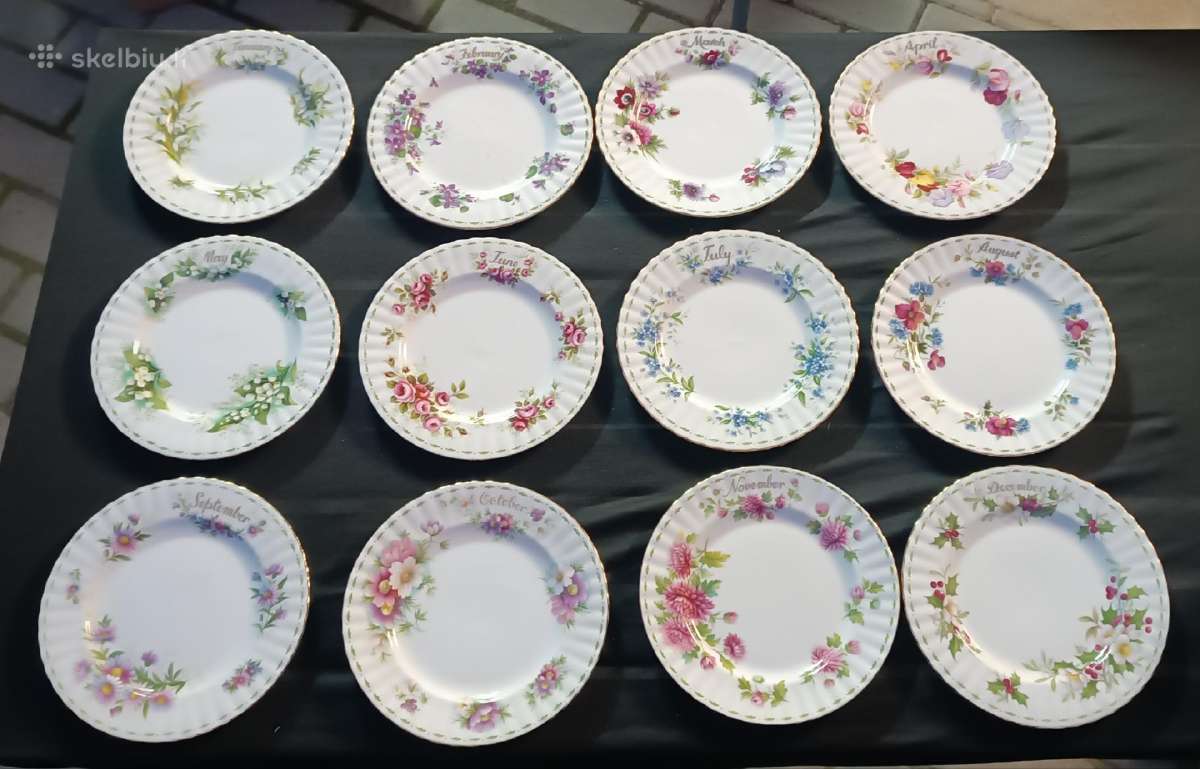 Royal Albert 12 month off flowers servizas - nuotraukos Nr. 7