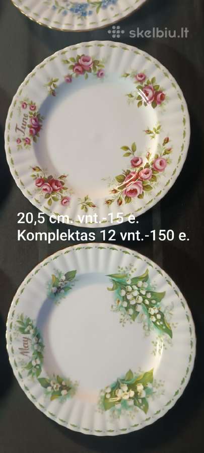 Royal Albert 12 month off flowers servizas - nuotraukos Nr. 8