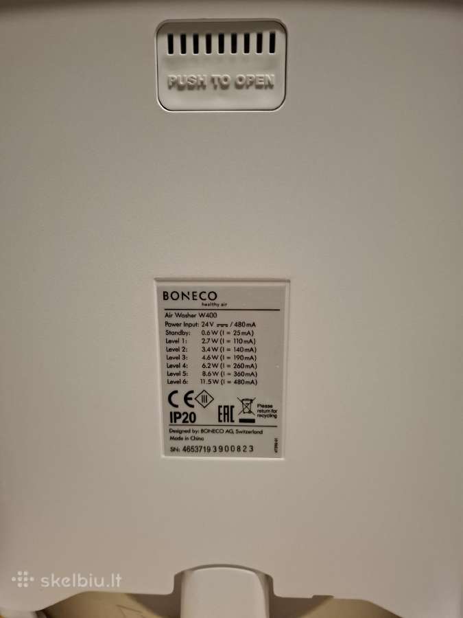 Oro drėkintuvas Boneco Airwasher W400 - nuotraukos Nr. 2