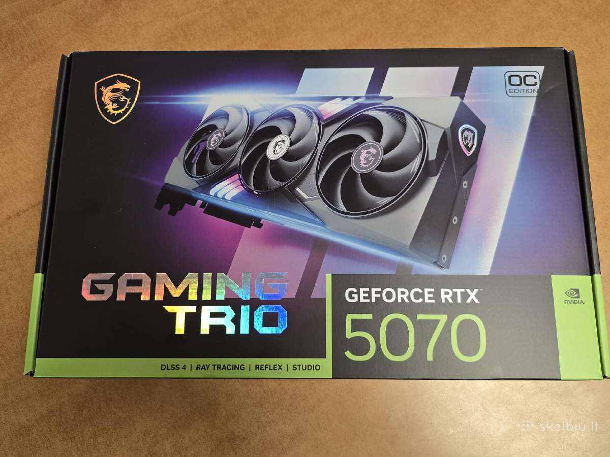 Msi Geforce Rtx 5070 Gaming Trio Oc 12gb