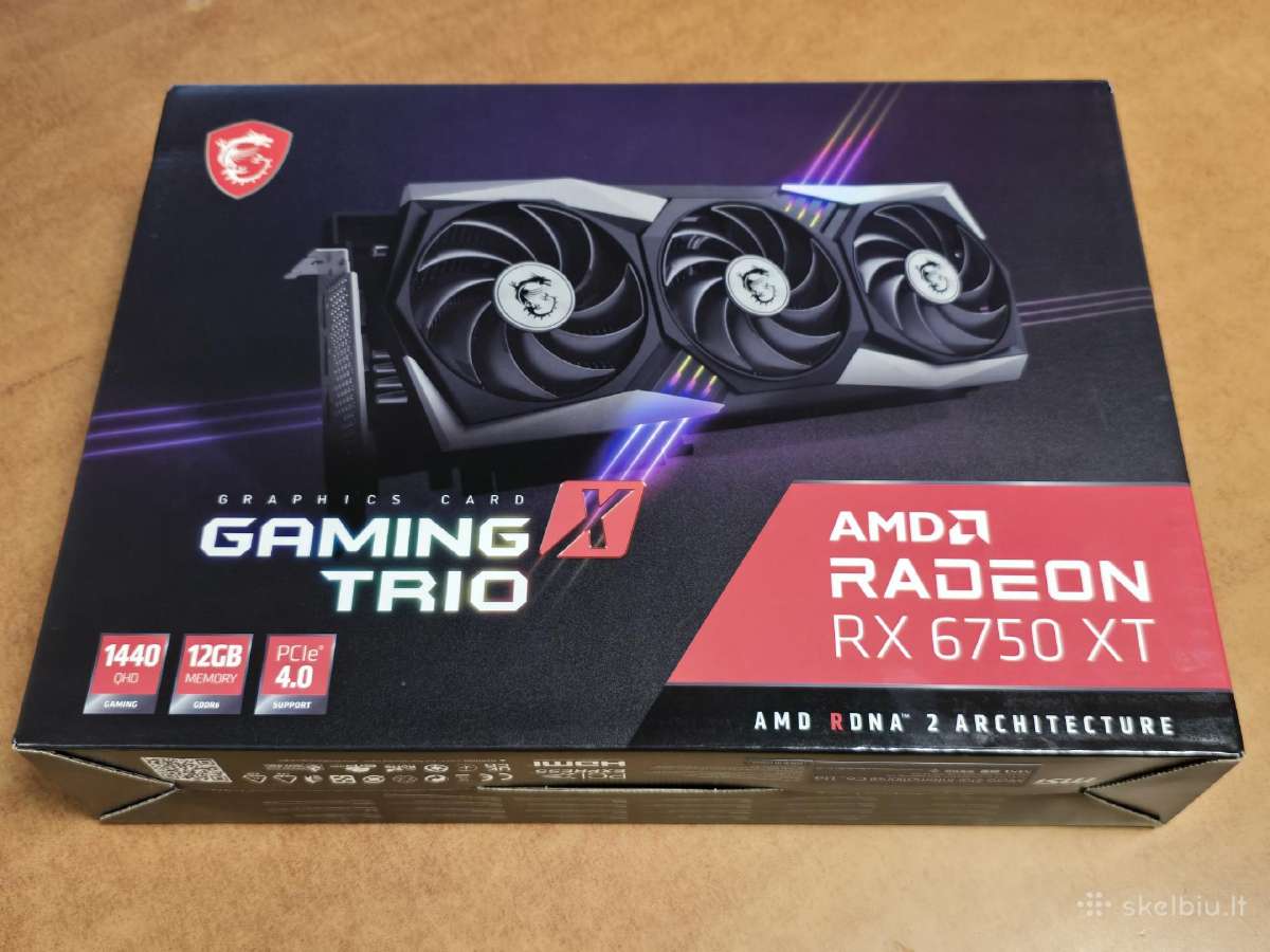 Msi Gaming X Trio Amd Radeon Rx 6750 XT 12gb
