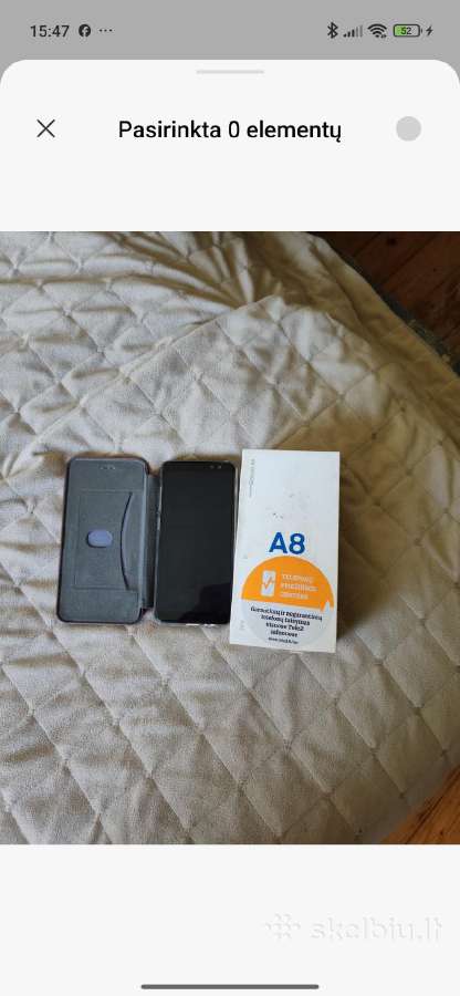 Samsung A8 Be trūkumų atrodo kaip naujas. 35€