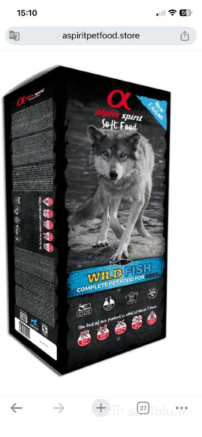 Alpha Spirit Wild Fish 9 kg (45*200 gr)