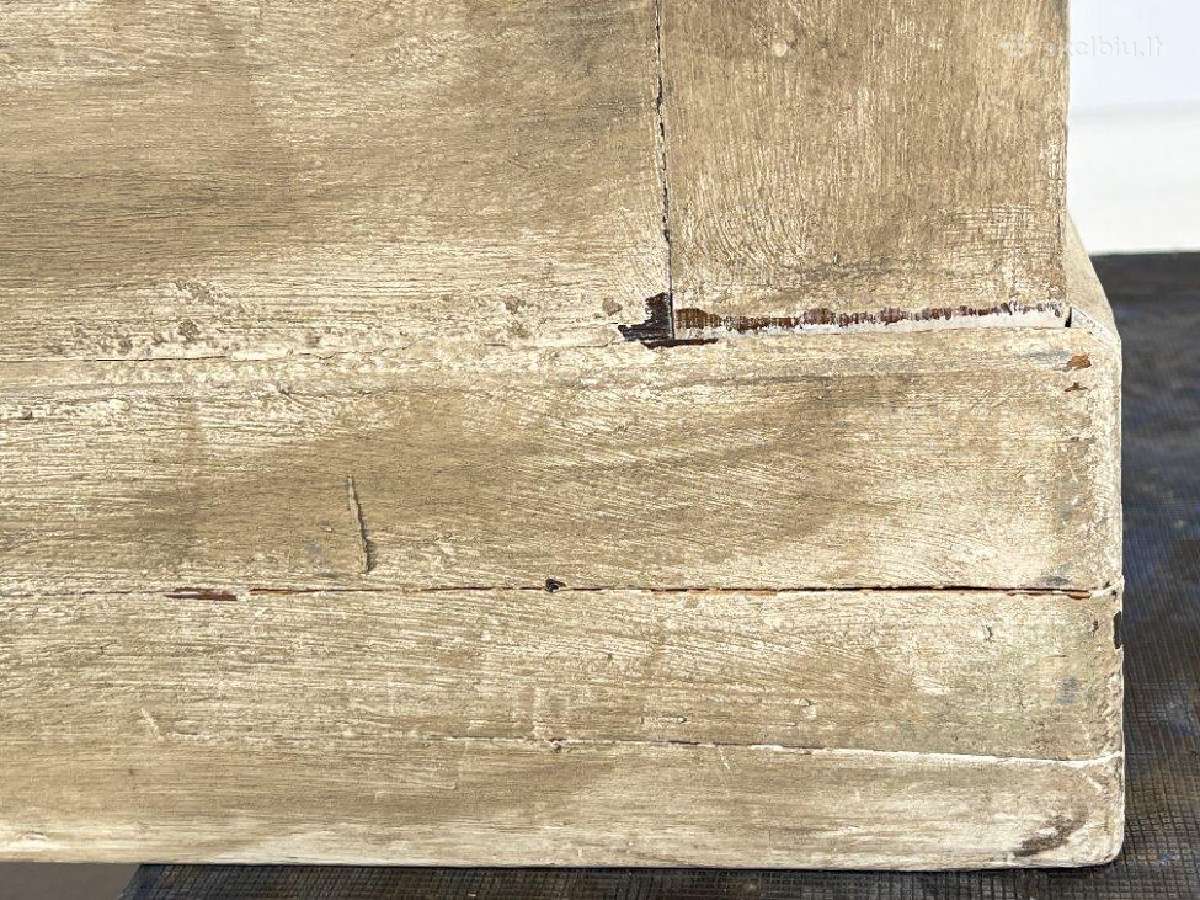 Medinė dviejų durų ir stalčių rūbų spinta - nuotraukos Nr. 18