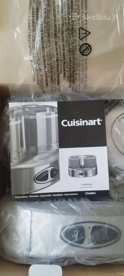 Ledų gaminimo aparatas Cuisinart Ice40bce dvigubas - nuotraukos Nr. 6