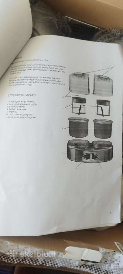 Ledų gaminimo aparatas Cuisinart Ice40bce dvigubas - nuotraukos Nr. 8