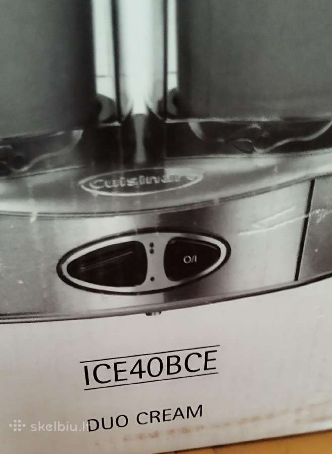 Ledų gaminimo aparatas Cuisinart Ice40bce dvigubas - nuotraukos Nr. 12