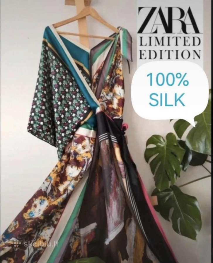Zara Studio Limited 100% šilko suknelė, XS dydis